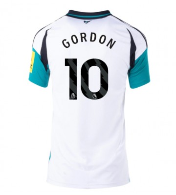 Newcastle United Anthony Gordon #10 Segunda Equipación Mujer 2024-25 Manga Corta